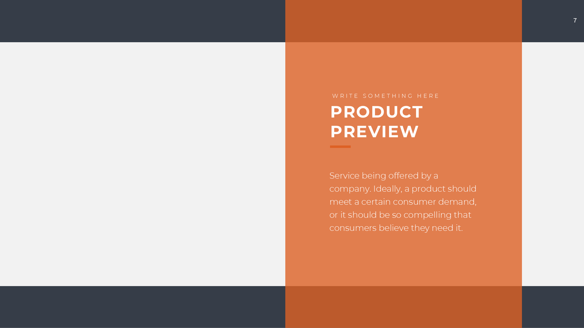 Pitch Deck Dark slide 7